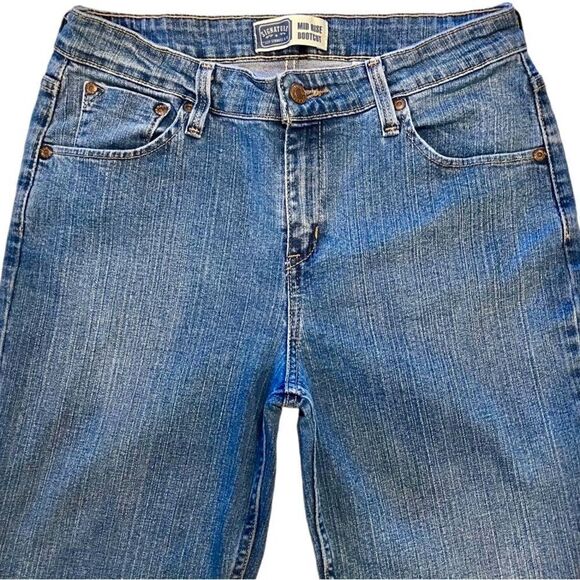 Levi’s Signature Mid Rise Bootcut Jeans in Blue Wash Women’s 10M - Picture 3 of 9